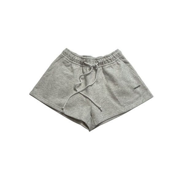 Venroy Fleece Track Shorts in Grey Marl - Picture 1 of 5